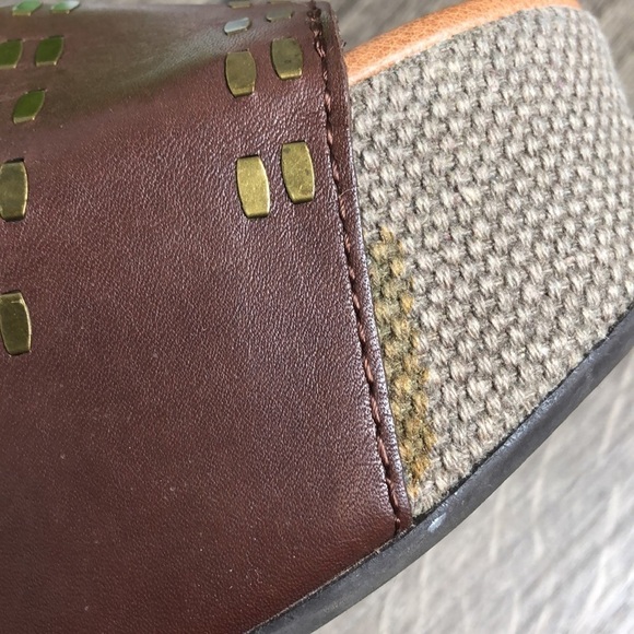 Lucky Brand Sarabelle Wedge Studded Leather - Picture 4 of 10